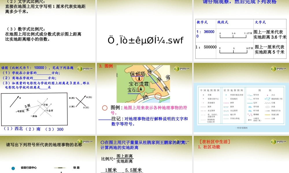 七年级历史与社会上册 第一单元第一课我的家在哪里课件 人教版 课件