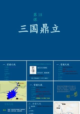 七年级历史上册(三国鼎立)课件 人教新课标版 课件