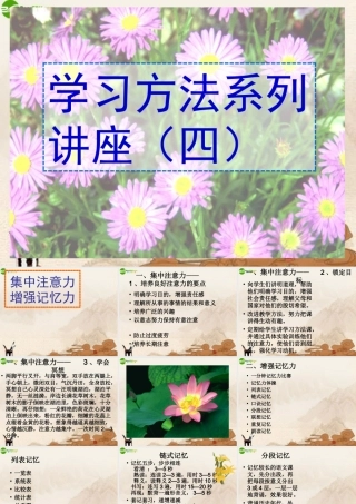 七年级政治上册 学习方法系列讲座(4)课件 人教新课标版 课件