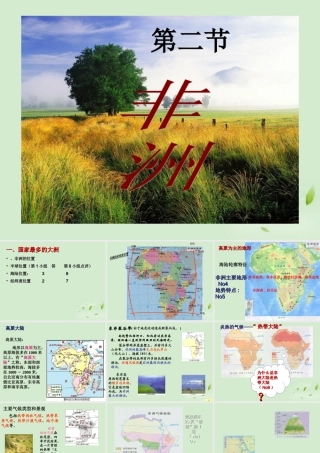 七年级地理 非洲课件 人教新课标版 课件