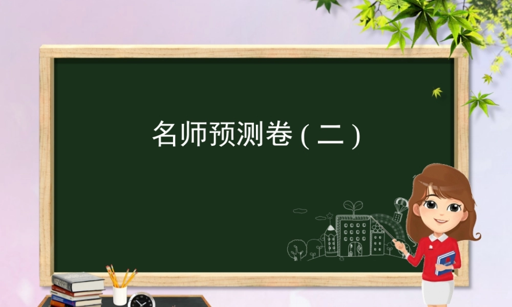 (河北专版)九年级化学 重点题目 名师预测卷(二)课件 (新版)新人教版 课件