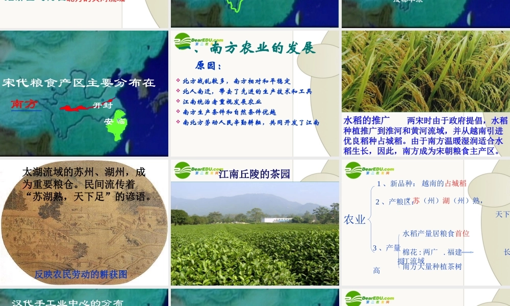 七年级历史第10课、经济重心南移课件人教版 课件