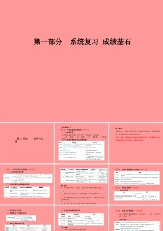 (潍坊专版)中考化学总复习 第一部分 系统复习 成绩基石 第十二单元 化学与生活课件 新人教版 课件