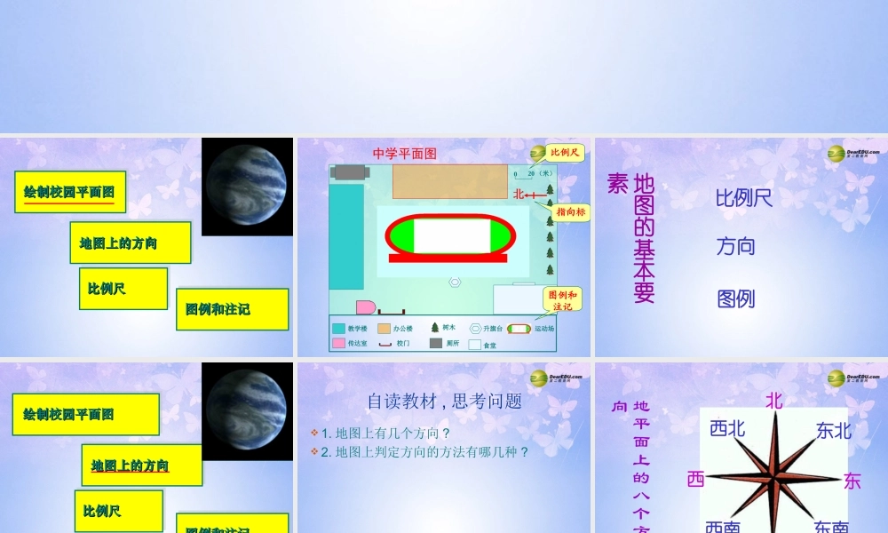 七年级地理上册 第二章 第一节 地图的基本要素课件 商务星球版 课件