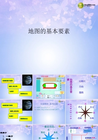 七年级地理上册 第二章 第一节 地图的基本要素课件 商务星球版 课件