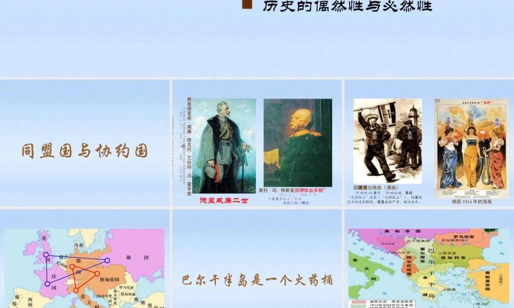 九年级历史下册 主题活动1( 辩论会：我看萨拉热窝事件)课件 川教版 课件