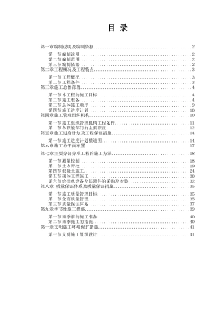 农村饮水安全项目施工组织设计(DOC42页)