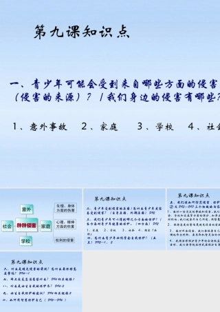 七年级政治上册 第九课复习课件 人教新课标版 课件