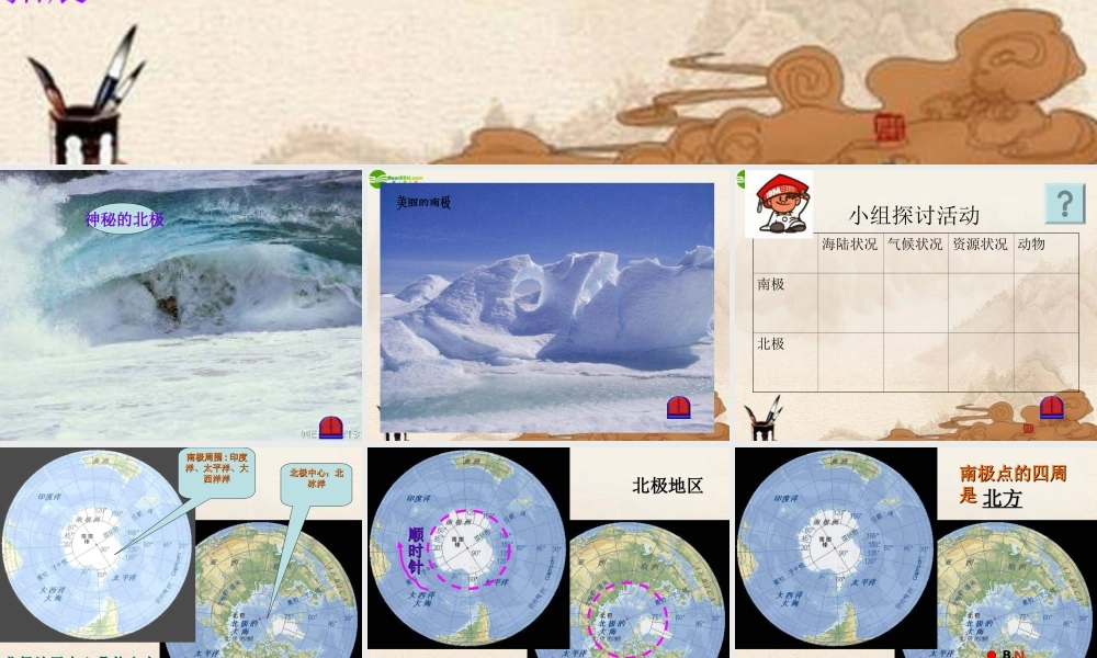 七年级地理下册 第十章(极地地区)课件 人教新课标版 课件