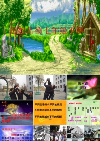 七年级政治下册 规则与秩序课件 教科版 课件