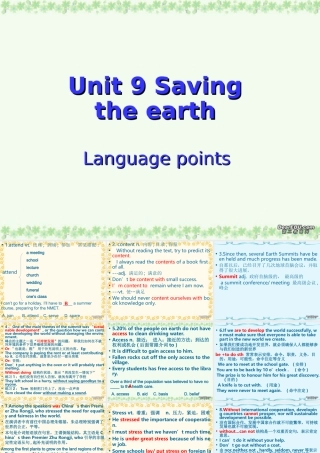 Unit 9 language points-5-shshi 高二英语复习课件[整理二套]新课标 人教版 高二英语复习课件[整理二套]新课标 人教版