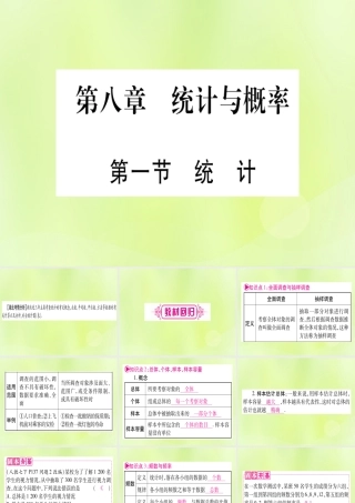 (湖北专用版)版中考数学优化复习 第8章 统计与概率 第1节 统计实用课件