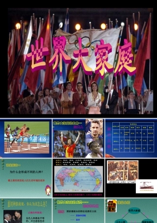 七年级历史与社会上册 2.3(世界大家庭)课件 人教新课标版 课件