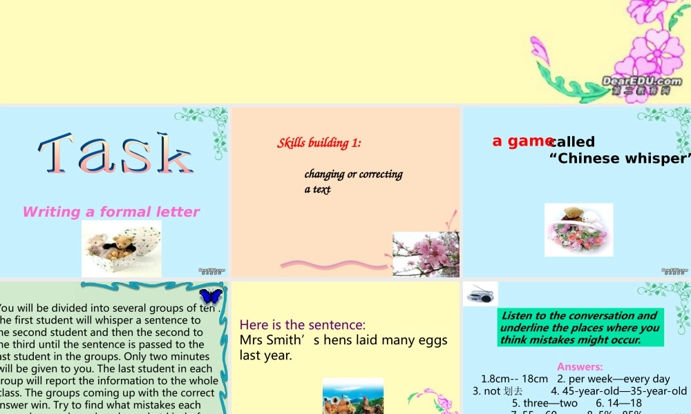 Unit3 Task高二英语课件 牛津版 课件