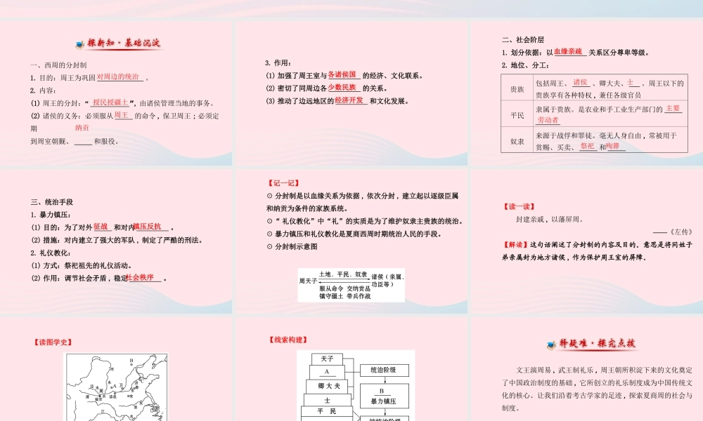 七年级历史上册 第二单元 国家的产生和社会的变革 6夏商西周的社会与国家课件 北师大版 课件