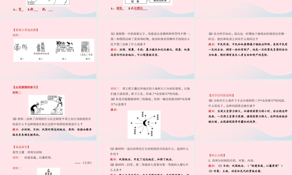 七年级历史上册 第二单元 国家的产生和社会的变革 6夏商西周的社会与国家课件 北师大版 课件