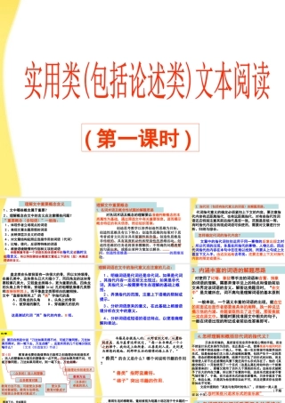 11—12年高三语文实用类(包括论述类)文本阅读(15)课件