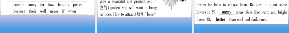 (湖北专用版)版中考英语专题高分练 专题突破十九 短文填空实用课件