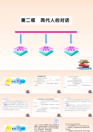 11-12版八年级政治上册 1-2-2(两代人的对话)配套课件 人教实验版 课件