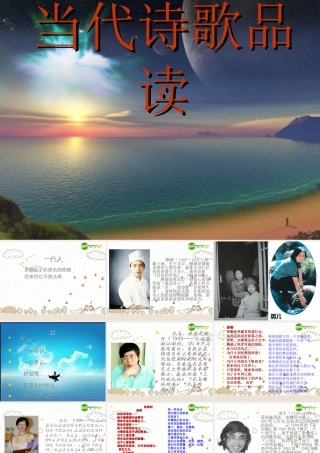 中考语文复习课件 当代诗歌品读 课件