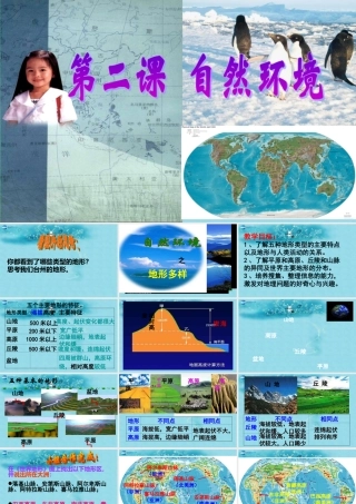 七年级历史与社会上册 第二单元 第二课 第一框 地形多样课件 人教版 课件