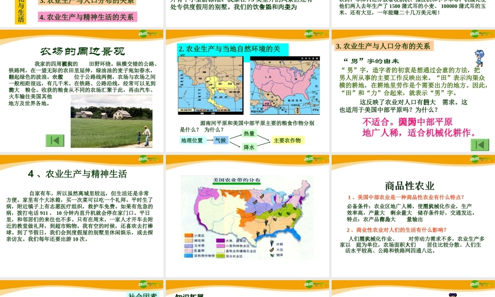 七年级历史与社会上册 第四单元第一课(家住平原)课件 人教新课标版 课件