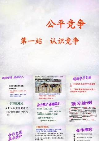 七年级政治下册 10.2 认识竞争课件1 北师大版 课件