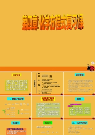 九年级化学上册 第五单元(化学方程式)课件 人教新课标版 课件