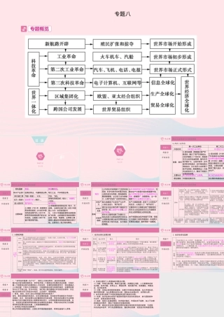(河南专用)版中考历史 专题过关八课件