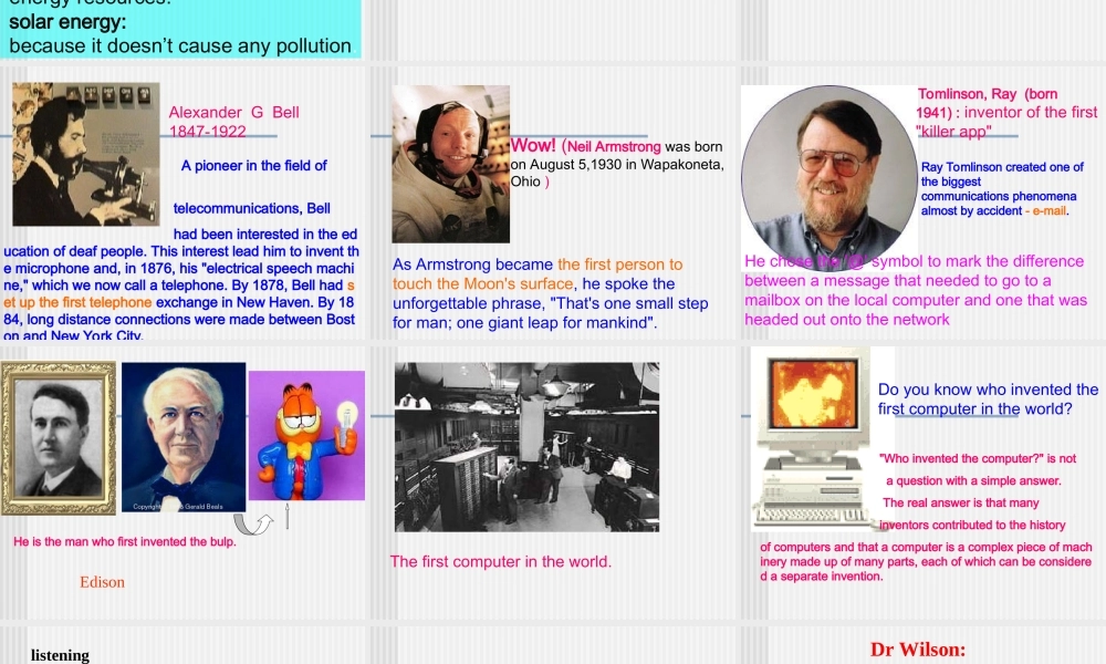 unit11 warmingup &speaking   人教版高二英语Unit11 scientific achievement单元完整课件 人教版高二英语Unit11 scientific achievement单元完整课件