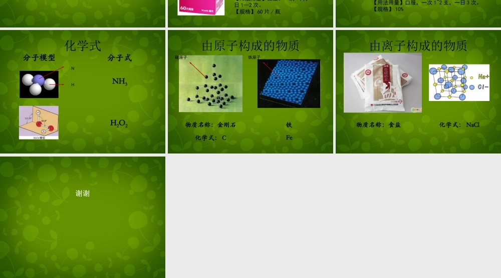 九年级化学上册 44 化学式与化合价课件3 新人教版 课件