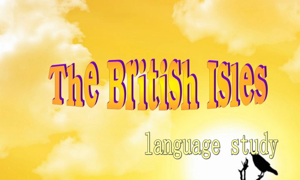 Unit 5 The British Isles words and expressions 新课标 人教版 课件