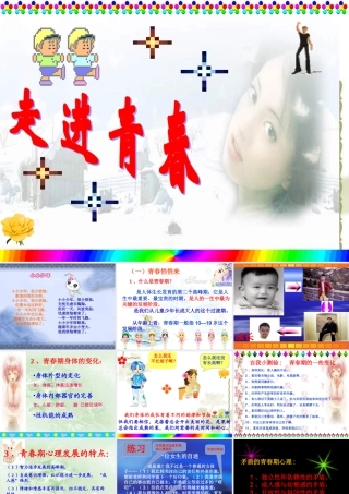 七年级政治走进青春1 七年级政治上：第四课 欢快的青春节拍 课件人教版新课标