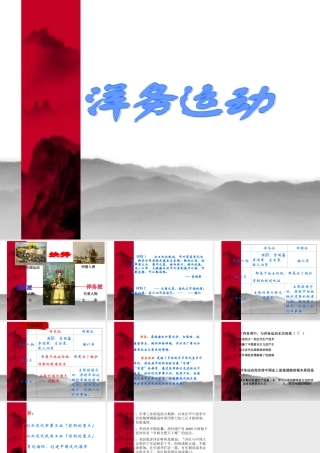 七年级历史洋务运动课件2 鲁教版 课件