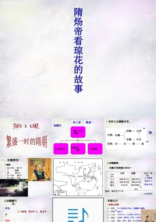 七年级历史下册 第一单元 第1课 繁盛一时的隋朝课件 新人教版 课件