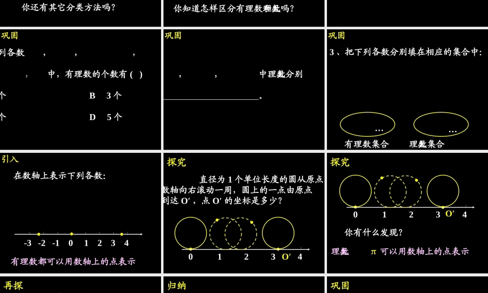10.3  实数(1) 广东省七年级数学下学期(第十章 实数)全套课件