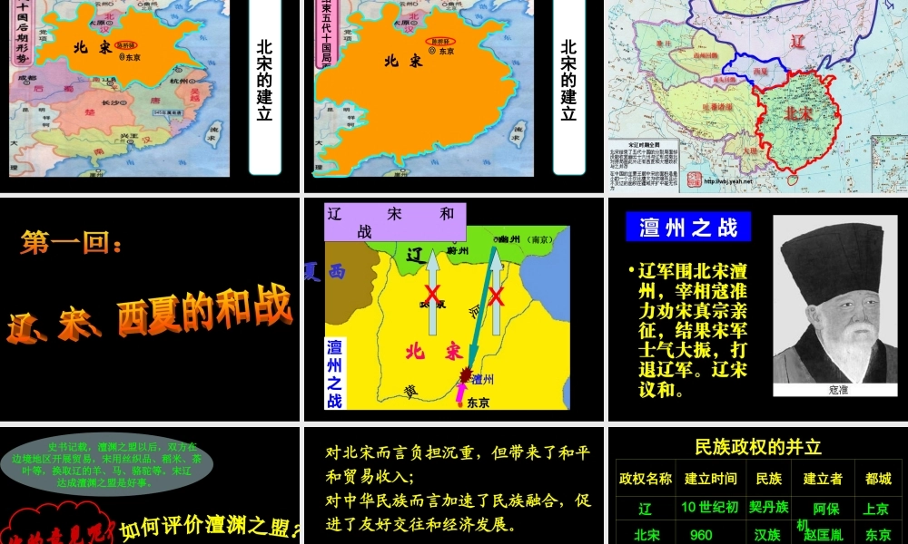七年级历史下册 2.9(民族政权并立的时代)课件 人教新课标版 课件