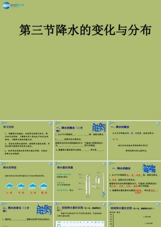 七年级地理上册 3.3 降水的变化与分布课件(新版)新人教版 课件