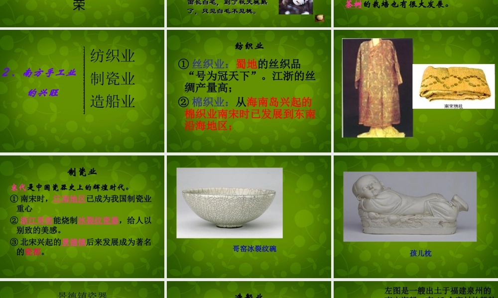 七年级历史下册 10 经济重心的南移课件 新人教版 课件