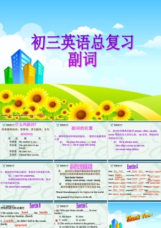 中考英语复习副词 课件