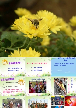 八年级政治下册 乐于劳动，善于劳动课件 教科版 课件