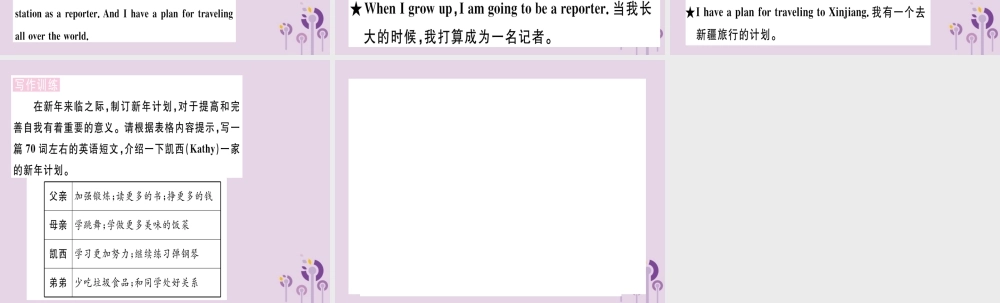 (通用版)八年级英语上册 Unit 6 I m going to study computer science(第6课时)习题课件 (新版)人教新目标版 课件