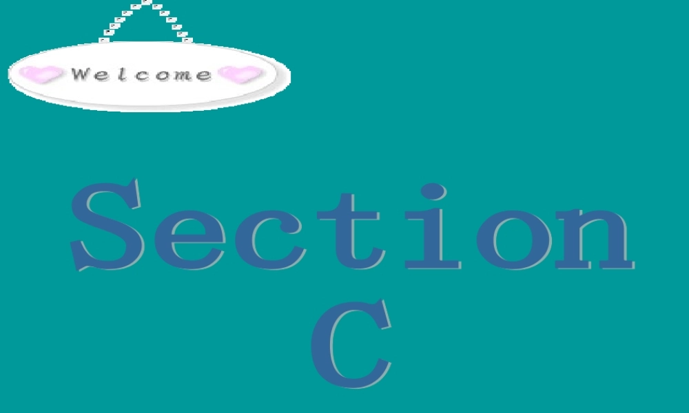 topic1 sectionC 七年级英语上：Unit 2 Topic 1 I have a small nose课件(仁爱版)