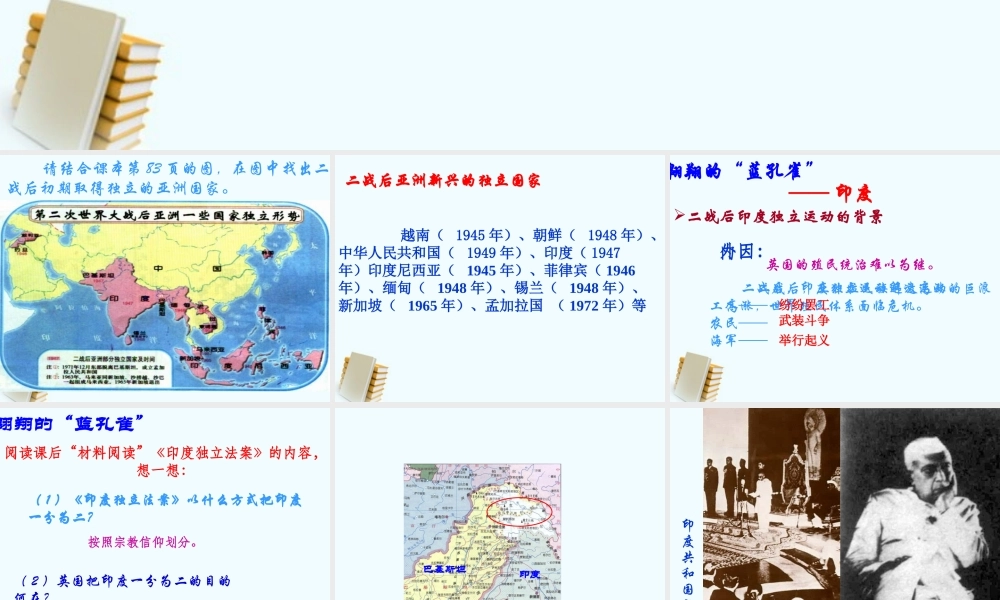 九年级历史下册 314(殖民废墟上的重建)课件 北师大版  课件