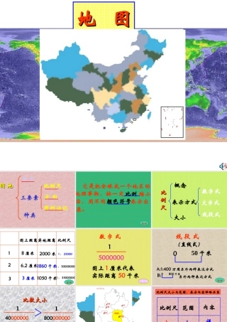 七年级地理地图课件 中国版 课件