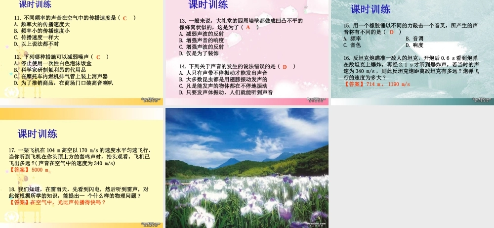 中考物理专题复习第一章 测量 声现象质量和密度二 新课标 人教版 试题