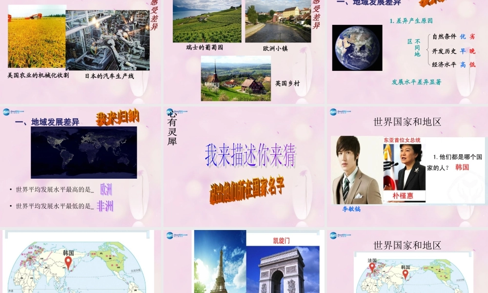 七年级地理上册 第5章 发展合作课件 新人教版 课件