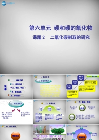 九年级化学上册 62 二氧化碳制取的研究课件 (新版)新人教版 课件