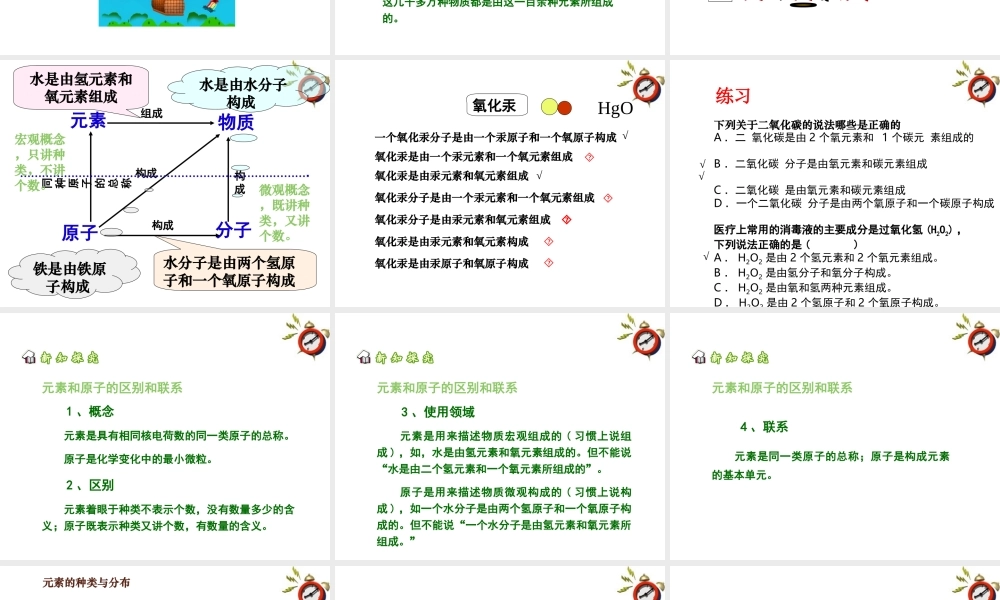 九年级化学上册 辨别物质的元素组成课件  粤教版 课件