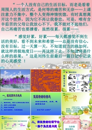 七年级政治下册：第二课情绪调味师课件2人民版 课件